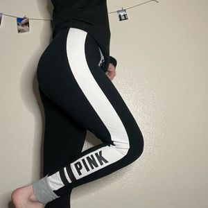 Pink yoga pants